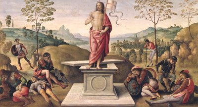 La Resurrezione di Cristo, dal Convento di San Pietro, Perugia, 1496-98 da Pietro Perugino